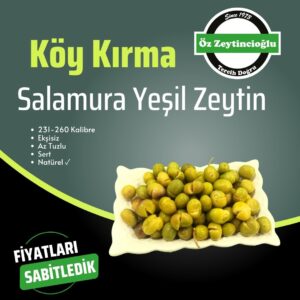 Köy Kırma Yeşil Zeytin