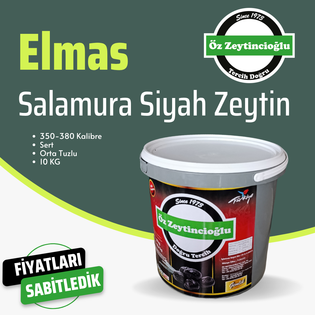 Elmas Siyah Zeytin (350-380)