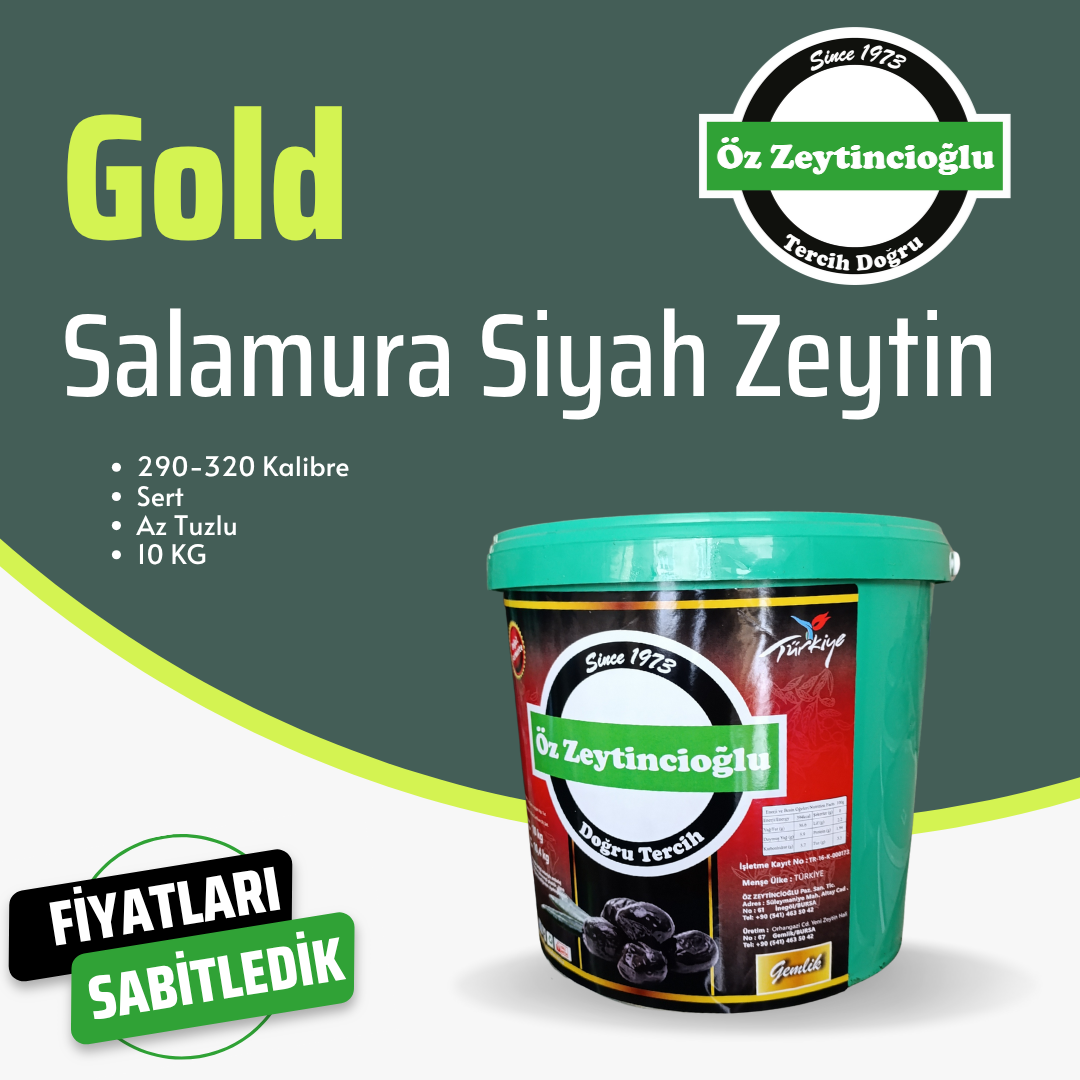 Gold Siyah Zeytin (290-320)