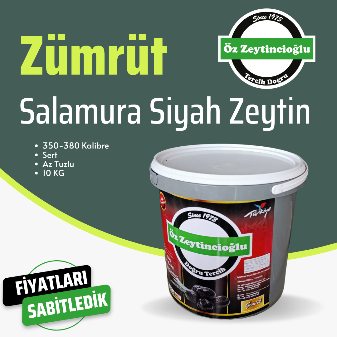 Zümrüt Siyah Zeytin (350-380)